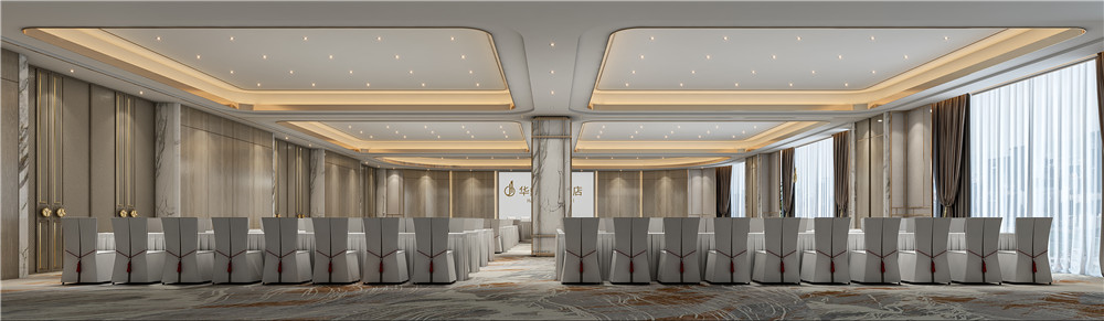 驻马店开元大开云中国餐饮宴会多功能厅设计