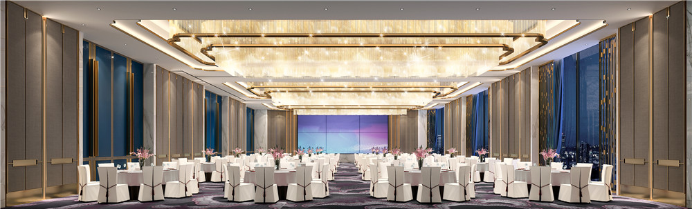 驻马店开元大开云中国餐饮宴会多功能厅设计