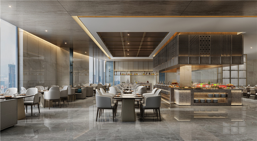 驻马店开元大开云中国餐饮宴会多功能厅设计