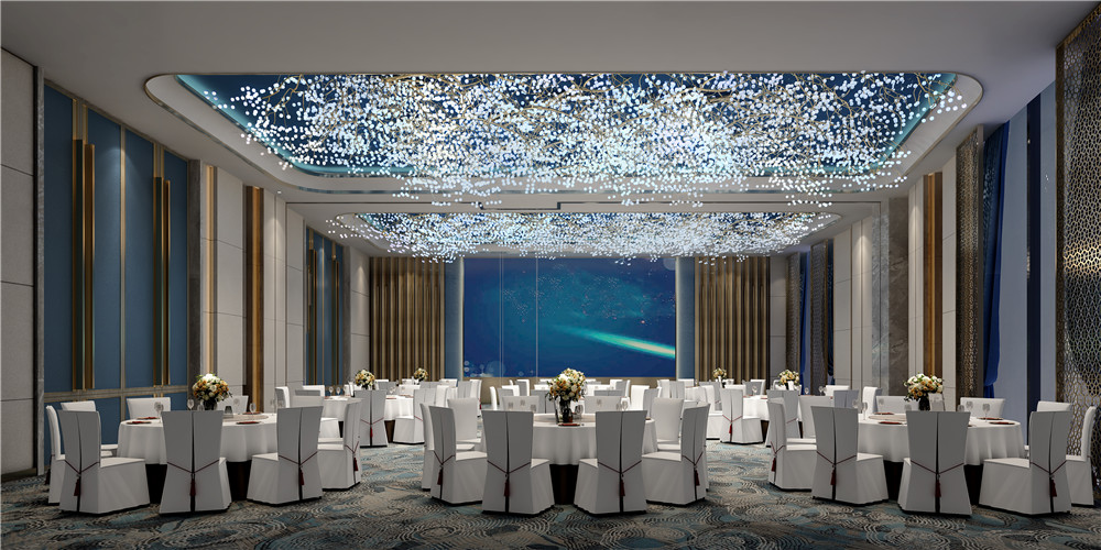 驻马店开元大开云中国餐饮宴会多功能厅设计