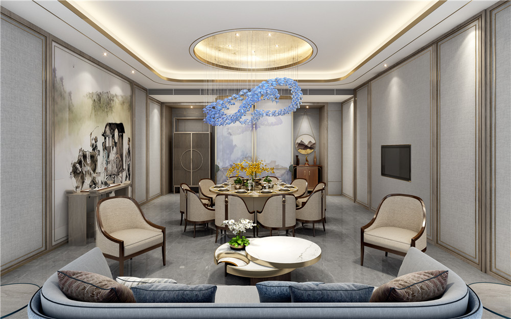 驻马店开元大开云中国餐饮宴会多功能厅设计