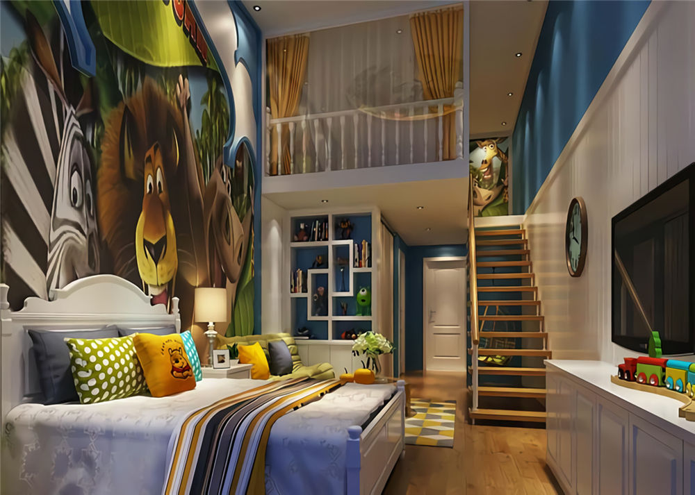 洛阳卡曼亲子主题开云中国客房装修效果图