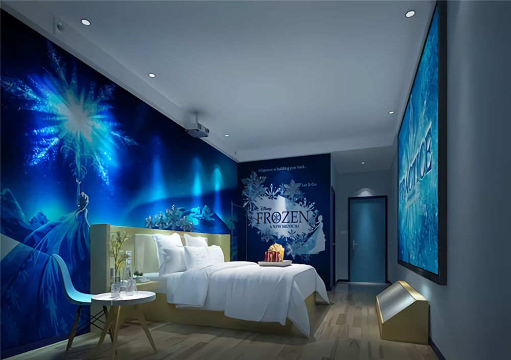 郑州影巷电影主题开云中国客房装修设计效果图