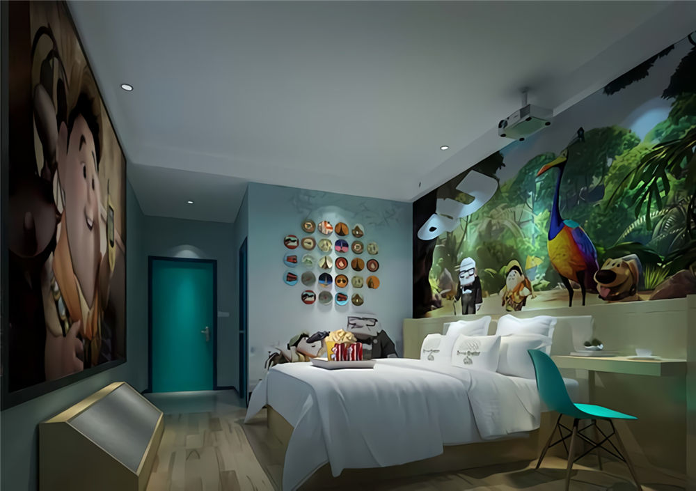 郑州影巷电影主题开云中国客房装修设计效果图