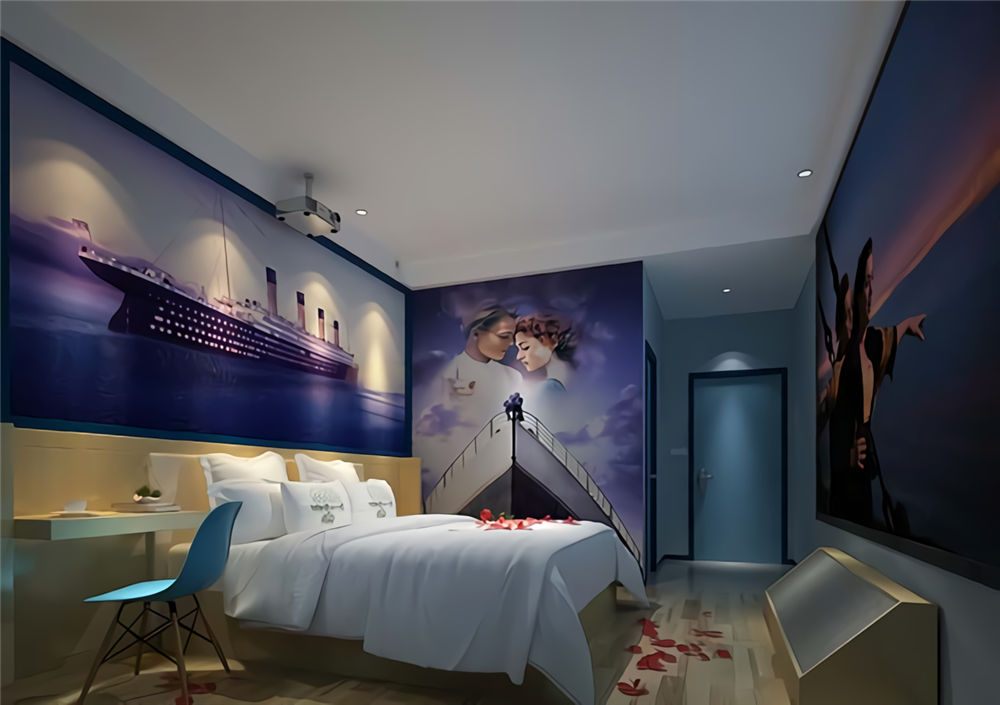 郑州影巷电影主题开云中国客房装修设计效果图