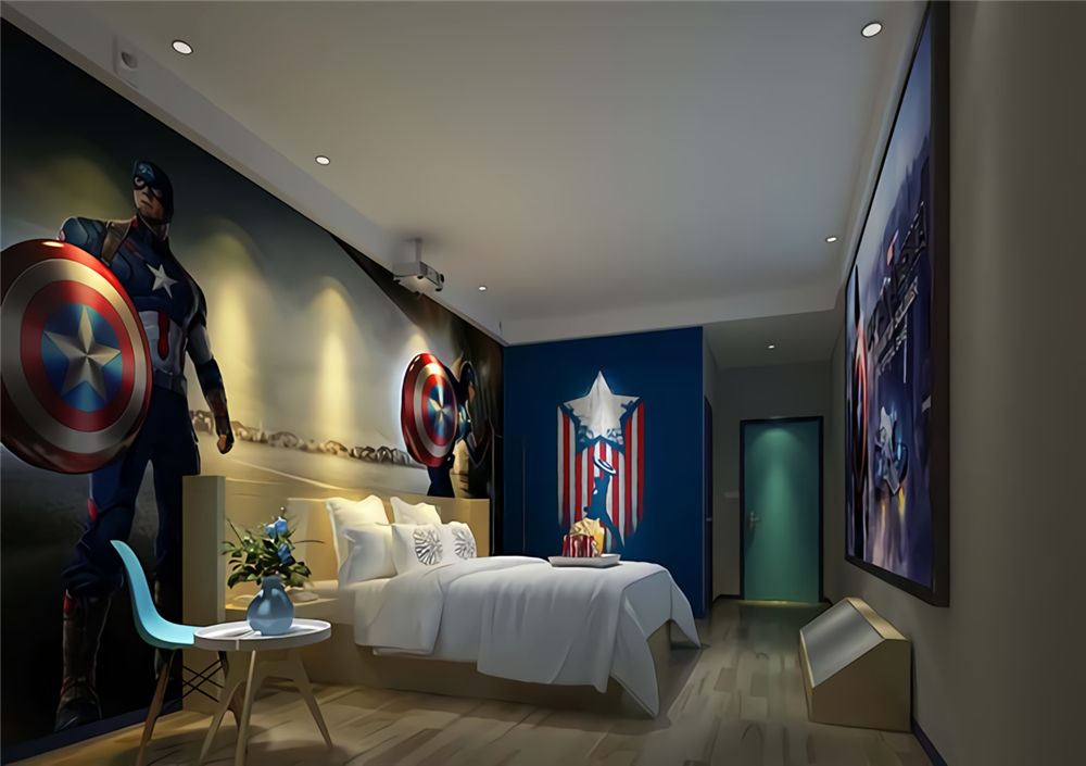 郑州影巷电影主题开云中国客房装修设计效果图