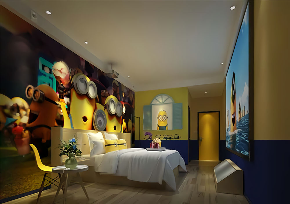 郑州影巷电影主题开云中国客房装修设计效果图