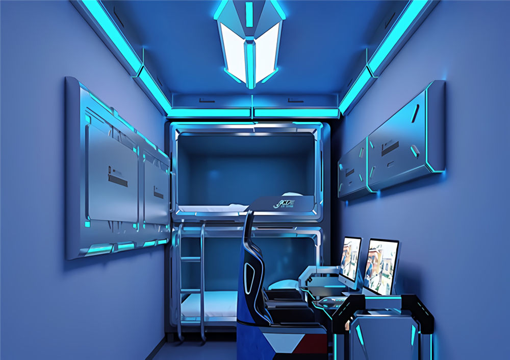 郑州赛博电竞主题开云中国装修设计效果图