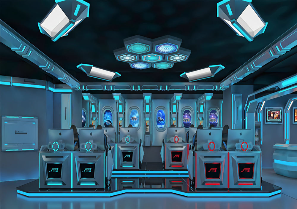 郑州赛博电竞主题开云中国装修设计效果图