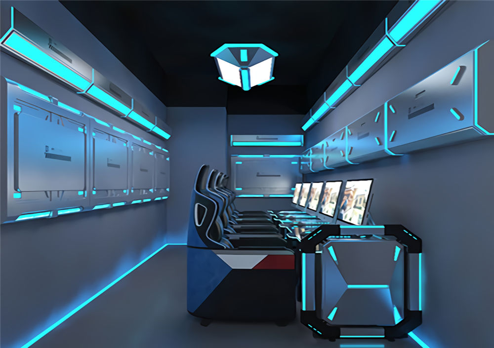 郑州赛博电竞主题开云中国装修设计效果图