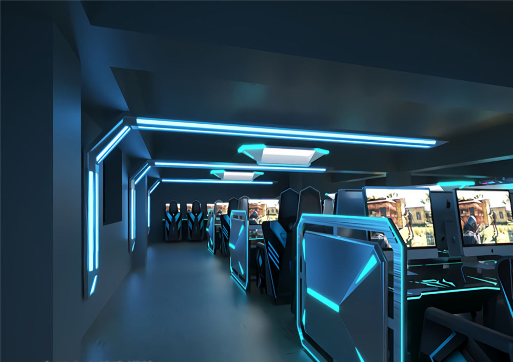 郑州赛博电竞主题开云中国装修设计效果图