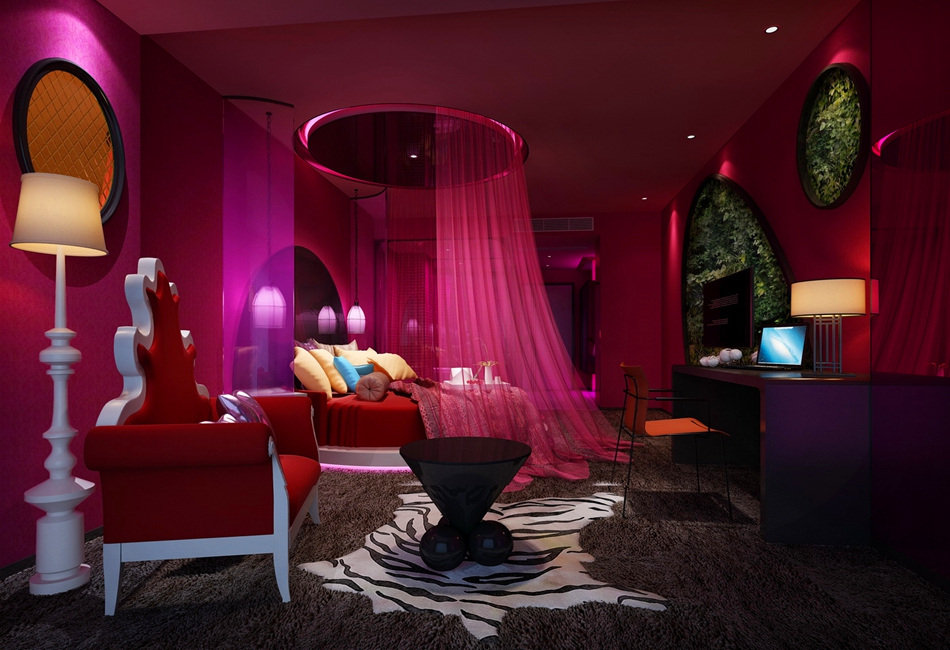 郑州花知雨情侣主题开云中国装修设计效果图