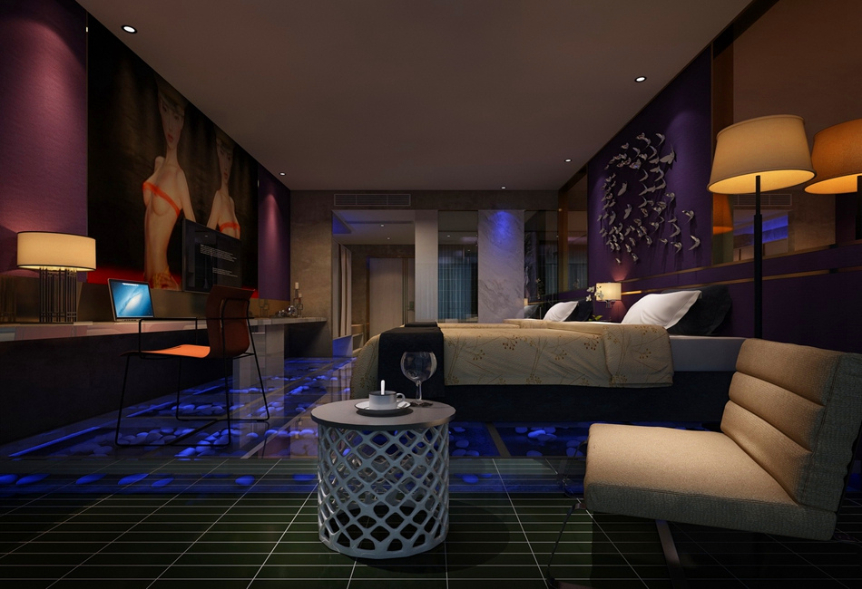 郑州花知雨情侣主题开云中国装修设计效果图