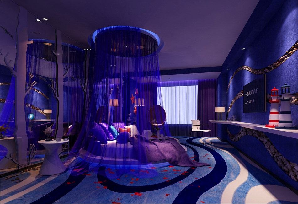 郑州花知雨情侣主题开云中国装修设计效果图