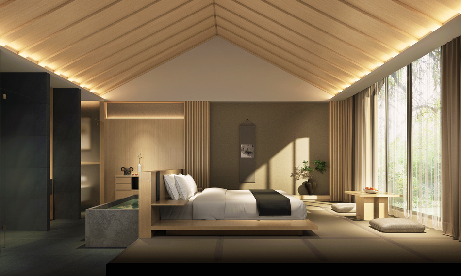 郑州归里汤泉温泉度假开云中国装修设计效果图