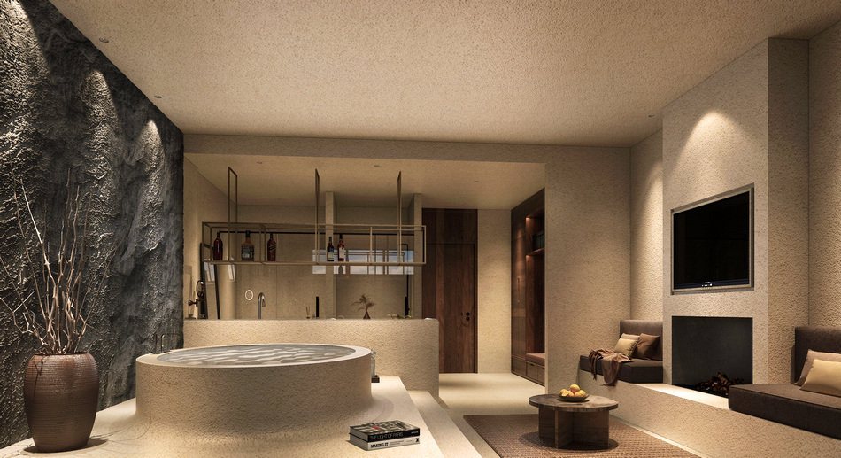 郑州归里汤泉温泉度假开云中国装修设计效果图