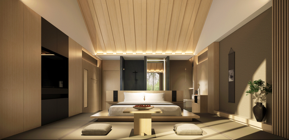 郑州归里汤泉温泉度假开云中国装修设计效果图