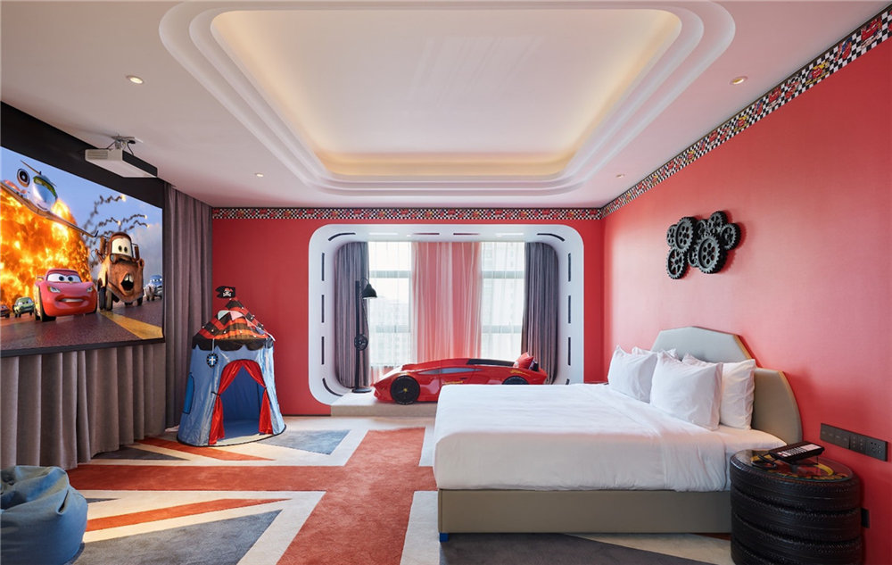 郑州亲子主题开云中国装修-度假开云中国亲子客房设计实景图