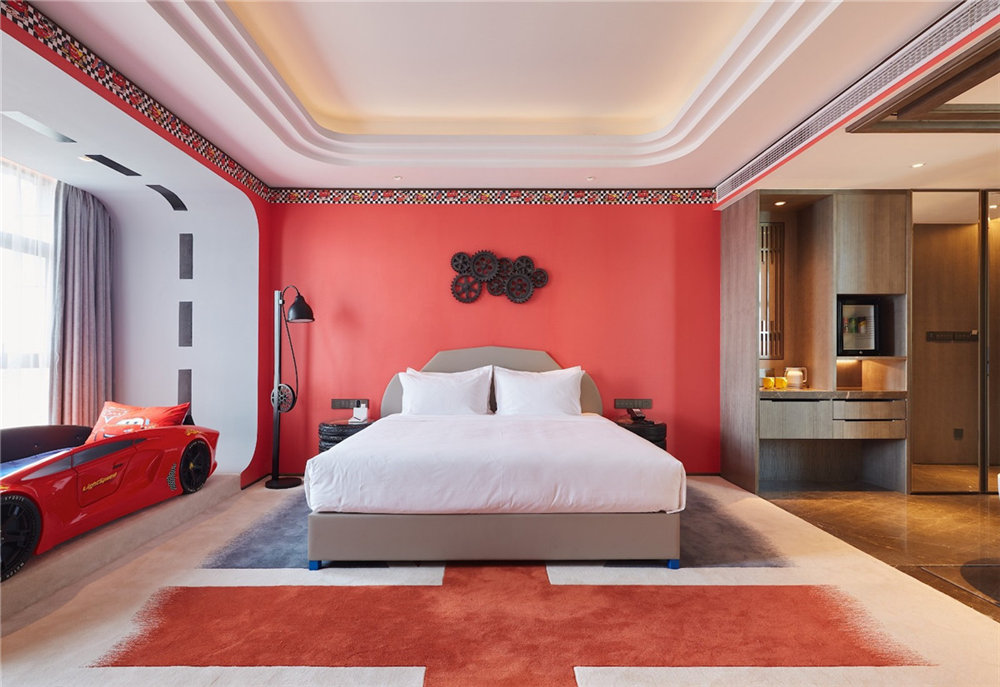 郑州亲子主题开云中国装修-度假开云中国亲子客房设计实景图