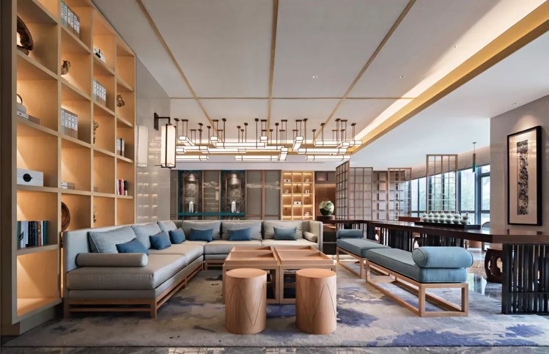 洛阳唐邑新中式精品商务开云中国装修设计实景图
