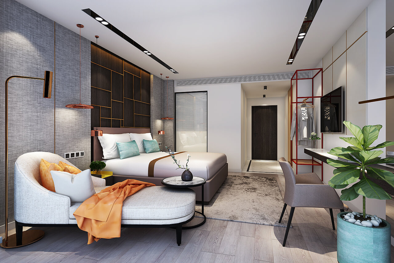 郑州LONG YOU精品开云中国装修设计方案效果图