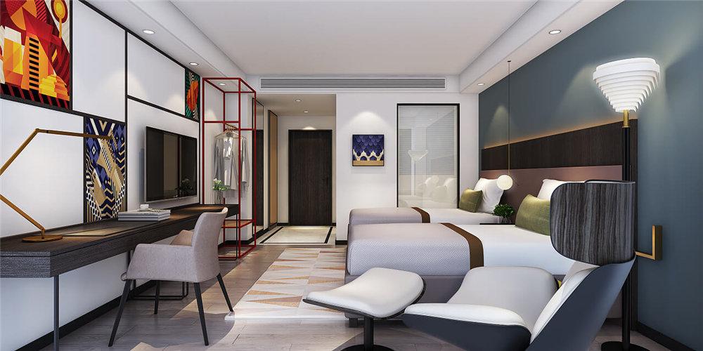 郑州LONG YOU精品开云中国装修设计方案效果图