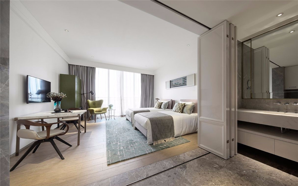 洛克湾时尚简约风度假开云中国装修设计案例