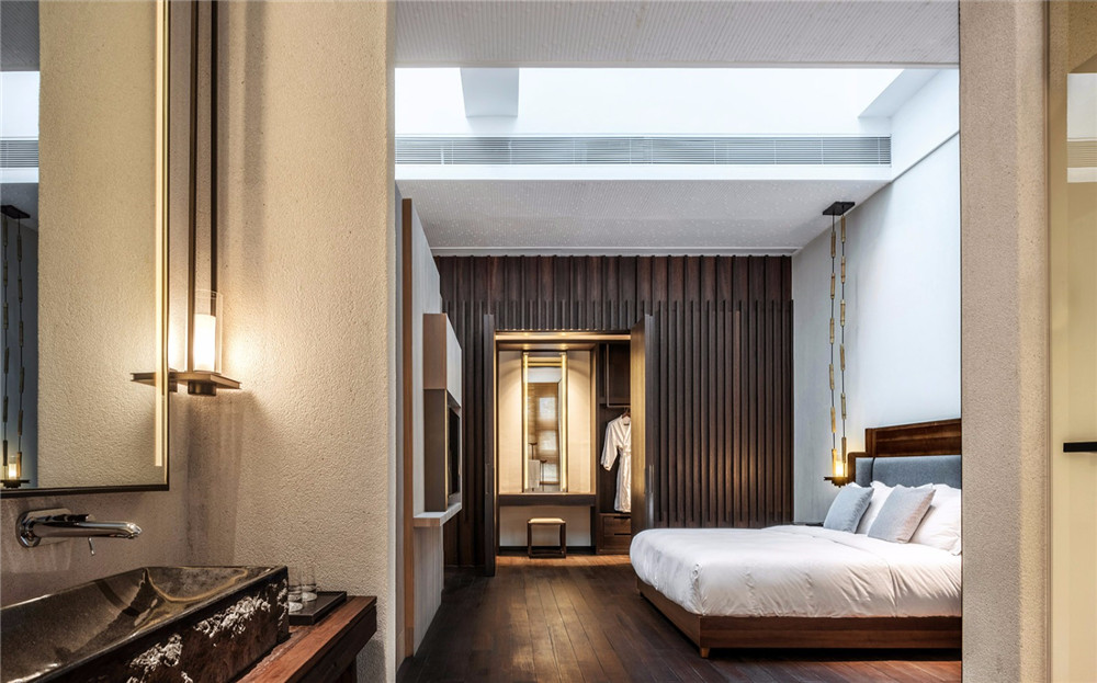 明谷行馆温泉度假开云中国设计装修实景图