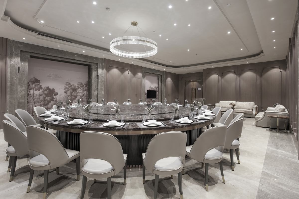 商丘婚宴宴会主题开云中国装修设计实景图