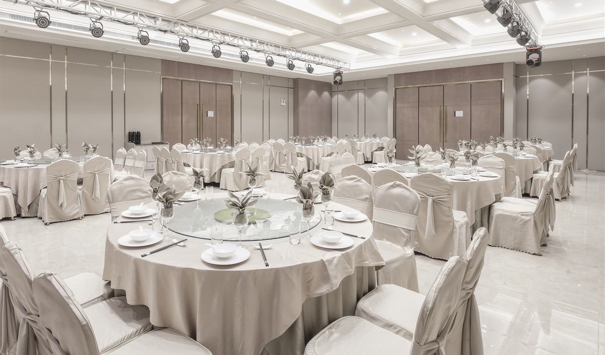 商丘婚宴宴会主题开云中国装修设计实景图