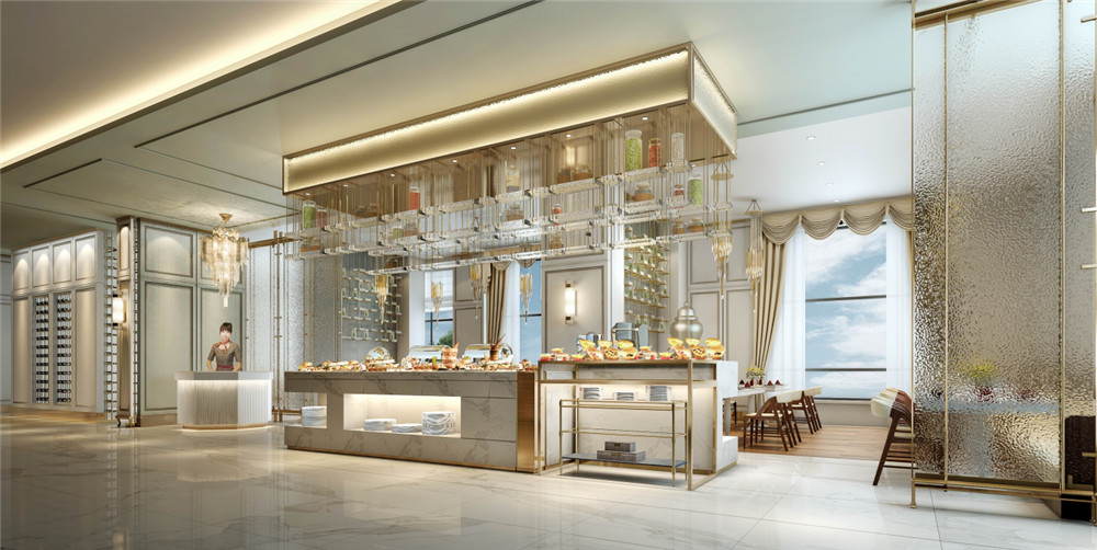 港丽轻奢风精品开云中国设计装修效果图