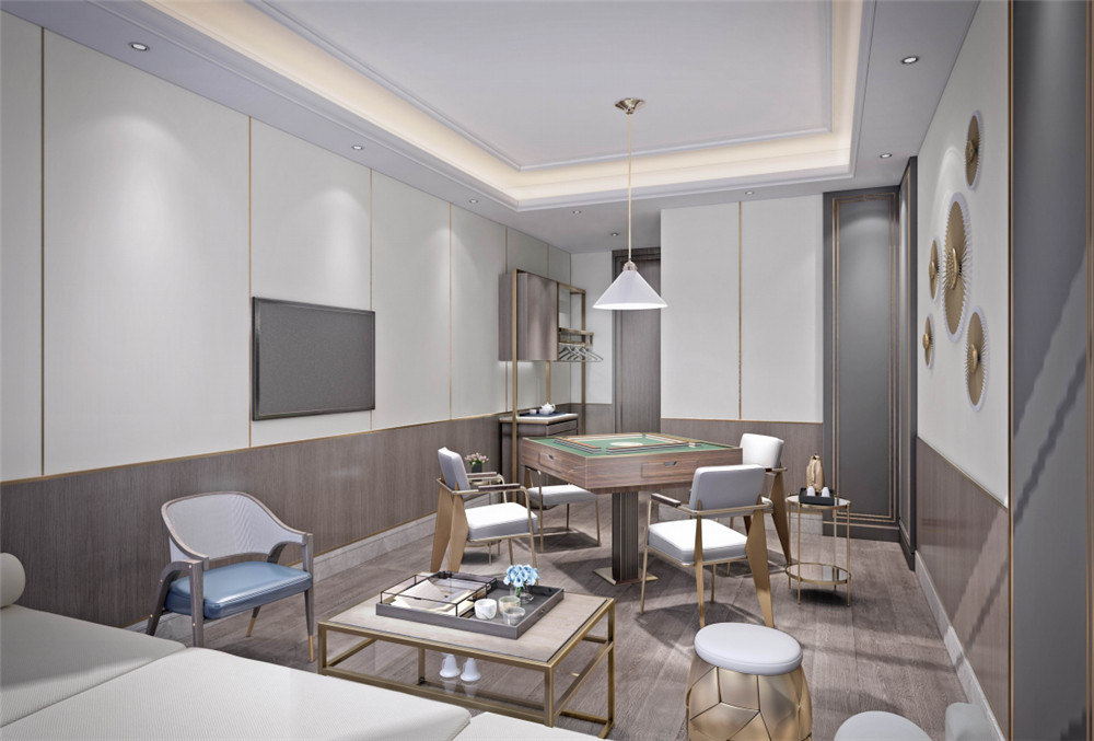 港丽轻奢风精品开云中国设计装修效果图
