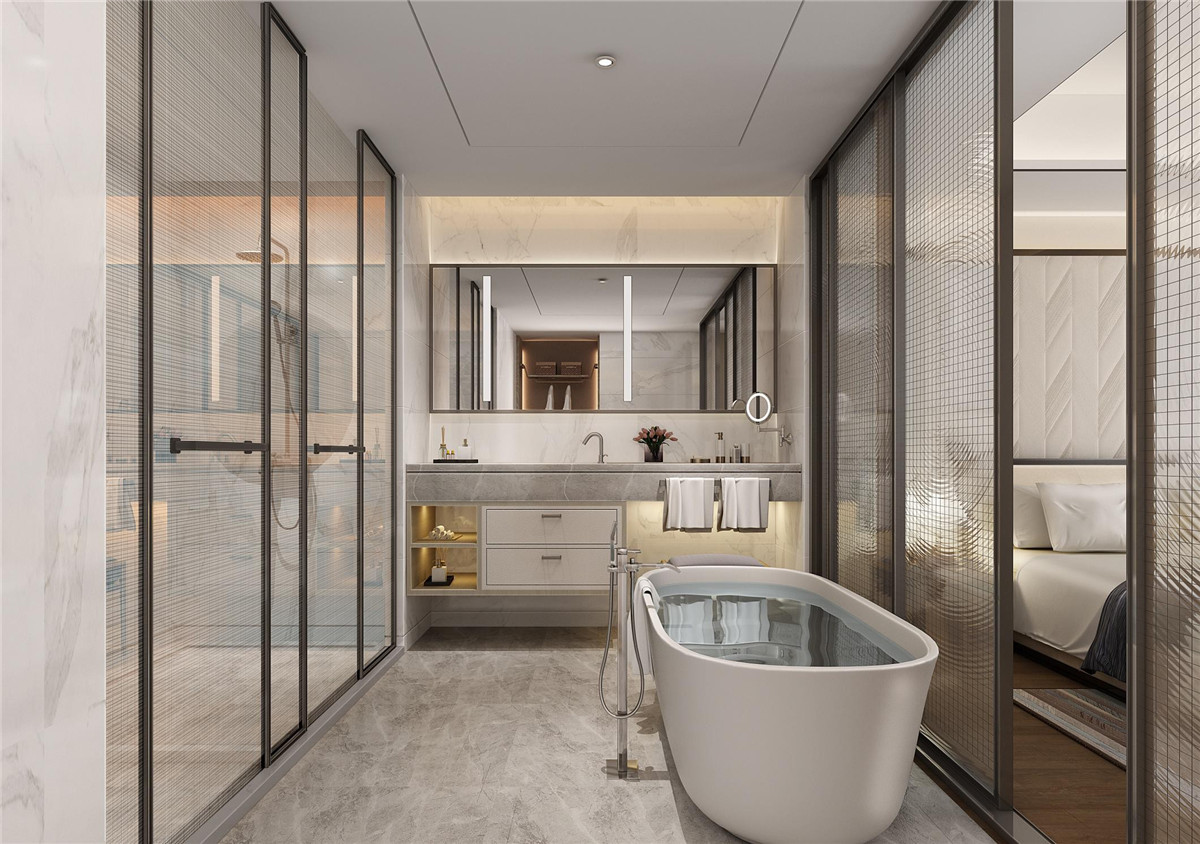 驻马店锦曼商务开云中国装修设计案例效果图