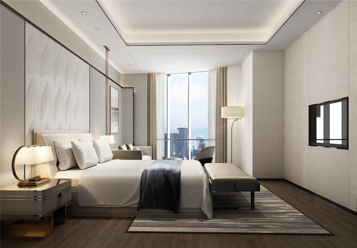 驻马店锦曼商务开云中国装修设计案例效果图