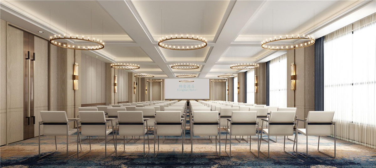 驻马店锦曼商务开云中国装修设计案例效果图