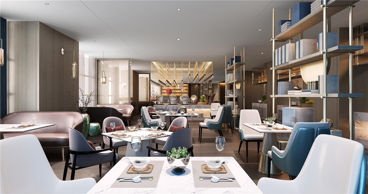 驻马店锦曼商务开云中国装修设计案例效果图