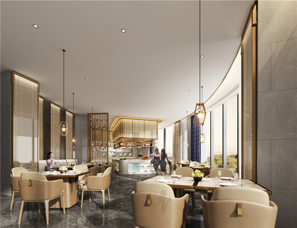 信阳光州盛达星级开云中国餐饮宴会升级改造设计案例