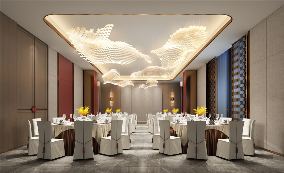信阳光州盛达星级开云中国餐饮宴会升级改造设计案例