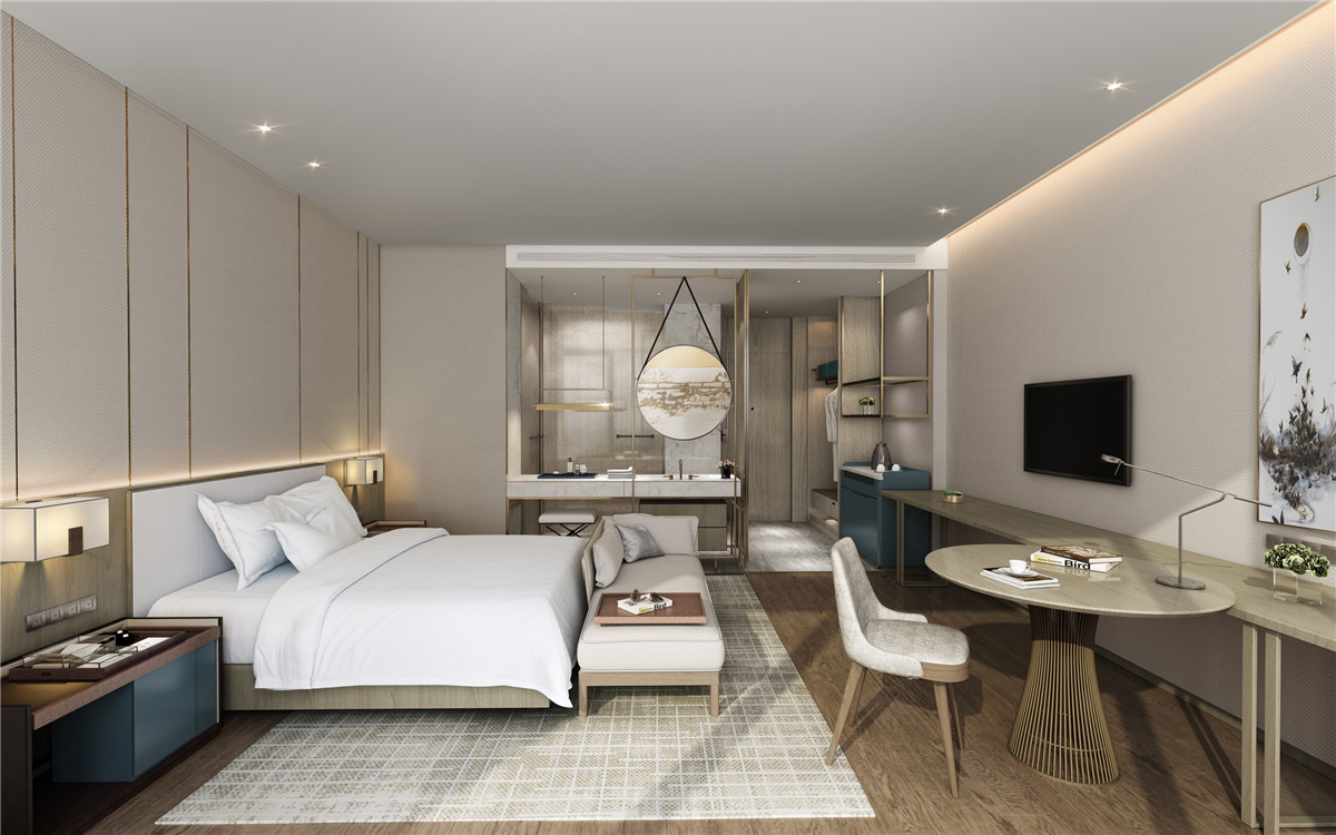 河南富饶国际精品开云中国装修设计案例效果图