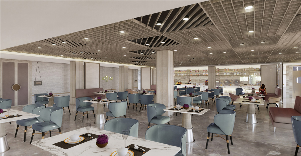 河南富饶国际精品开云中国装修设计案例效果图