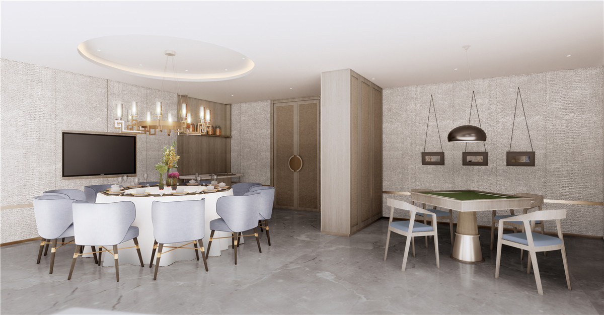 河南富饶国际精品开云中国装修设计案例效果图