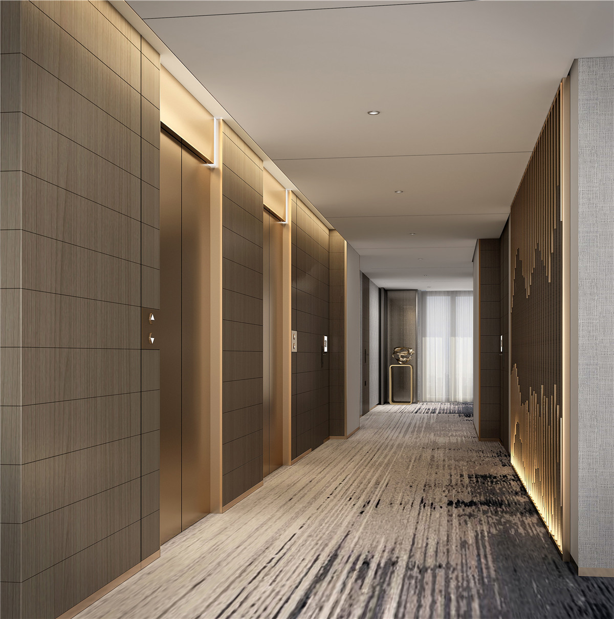 河南富饶国际精品开云中国装修设计案例效果图