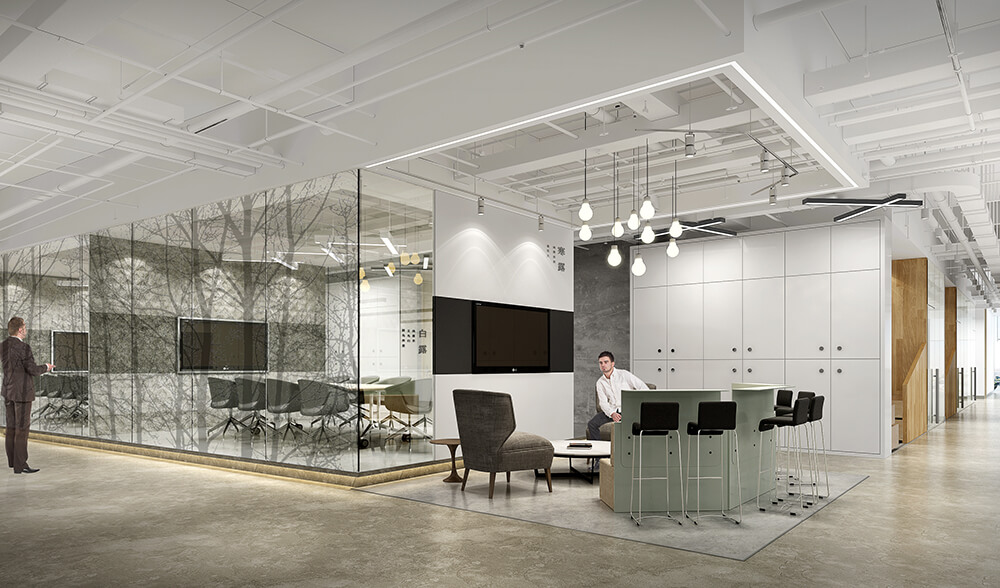 郑州智慧树开云手机网登入集团办公室装修公司设计案例