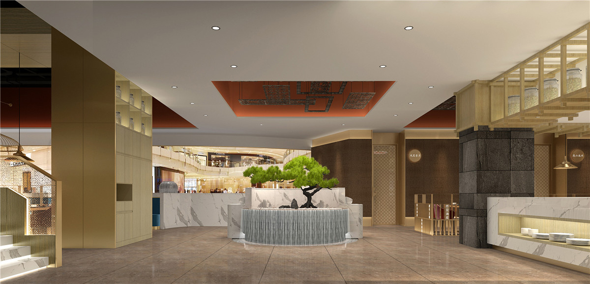 郑州一捞一世界火锅店装修公司设计案例