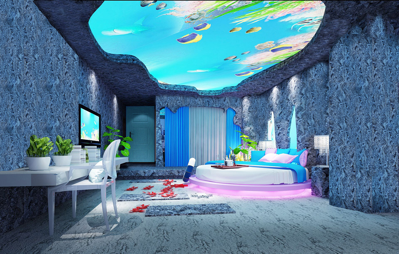 郑州情侣主题开云中国客房装修效果图