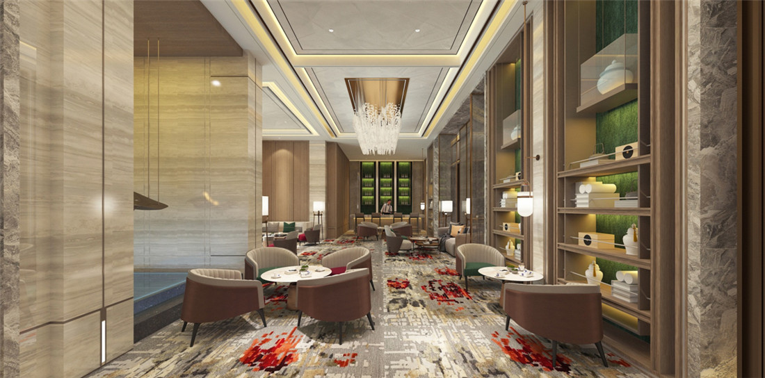 新乡驼人新诚国际开云中国装修设计案例效果图