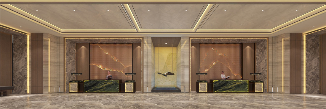 新乡驼人新诚国际开云中国装修设计案例效果图