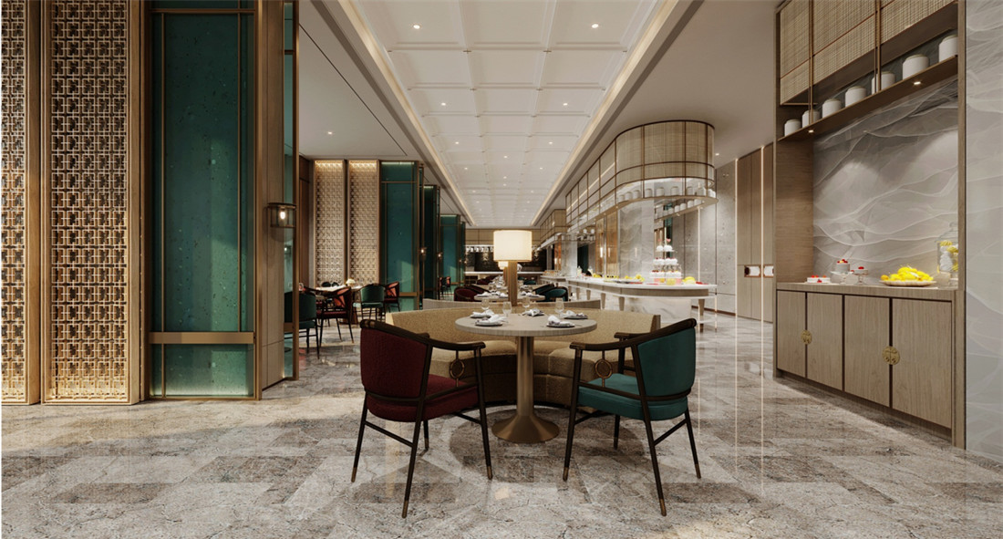 新乡驼人新诚国际开云中国装修设计案例效果图