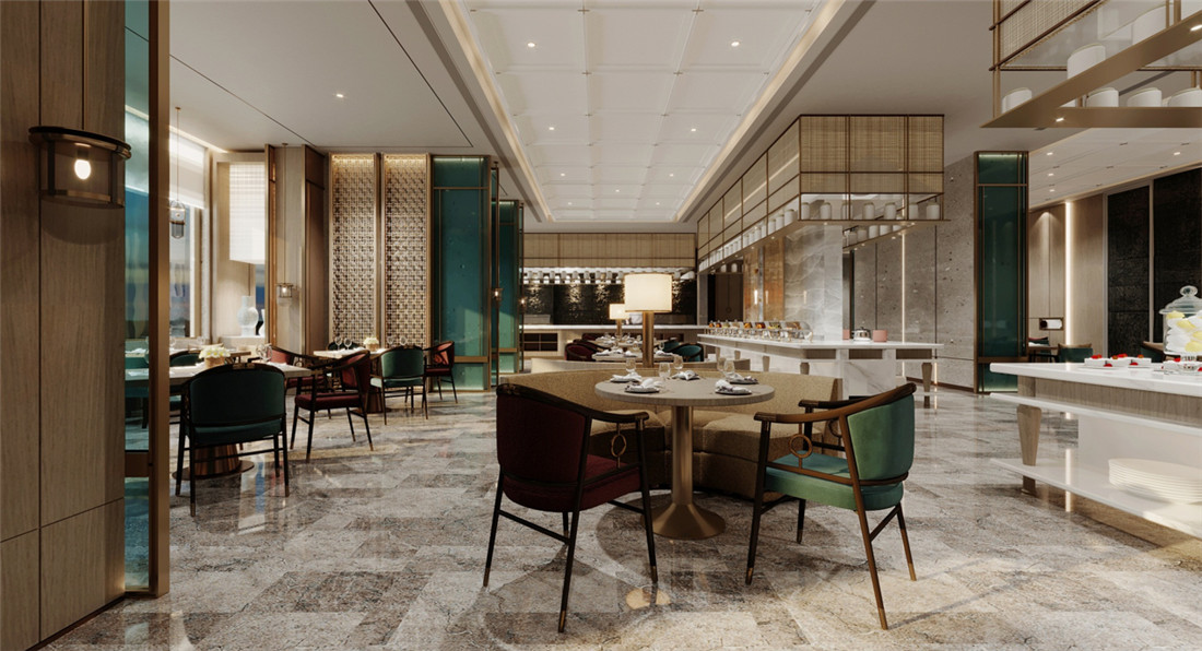 新乡驼人新诚国际开云中国装修设计案例效果图