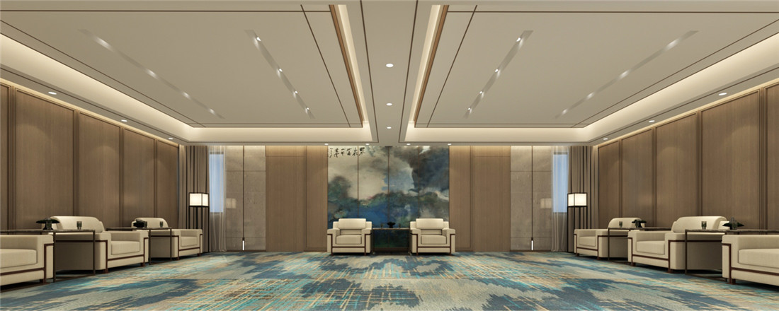 新乡驼人新诚国际开云中国装修设计案例效果图